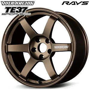 18インチ 8.5J 5H114.3 +50 RAYS レイズ ボルクレーシング TE37 SAGA S-plus BR（ブロンズ） アルミホイール単品 1本 4本以上送料無料