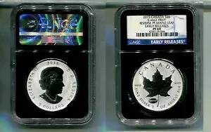 2015 カナダ E=MSC2 プライベート 1 オンス シルバー コイン NGC PF 69 6842S