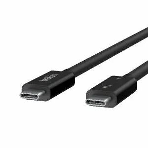 BELKIN｜ベルキン USB-C ⇔ USB-Cケーブル [映像 /充電 /転送 /2.0m /8K /PD100W /USB4(40Gbps)] Thunderbolt4ケーブル ブラック INZ002bt2MBK [USB-C ⇔ USB-C /8K]