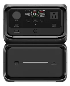エコフロー ポータブル電源 858Wh AC出力コンセント3口 USB-C出力搭載 EFRIVER3MAXPLUSJPCBO ECOFLOW RIVER 3 Max Plus [EFRIVER3MAXPLUSJPCBO]