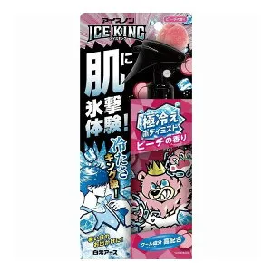 【単品11個セット】 アイスノン ICE KING 極冷えボディミスト ピーチの香り 白元アース 150ml(代引不可)【送料無料】