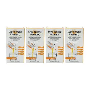 【送料無料】 4個セット ビタミンC 1000mg 30個入り 包み 高濃度 美容 リポスフェリック【LivOn Labs】Lypo-Spheric Vitamin C 1,000 mg 30 Packets