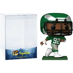 装飾 置物 雑貨 海外 Regg?i?e W?h?i?t?e [Eagl?e?s]: Fun?ko P?o?p?! Football Vinyl Figurine Bundle with 1 Compatible 'ToysDiva' Graphic Protector (150-51742 - B) 【並行輸入品】