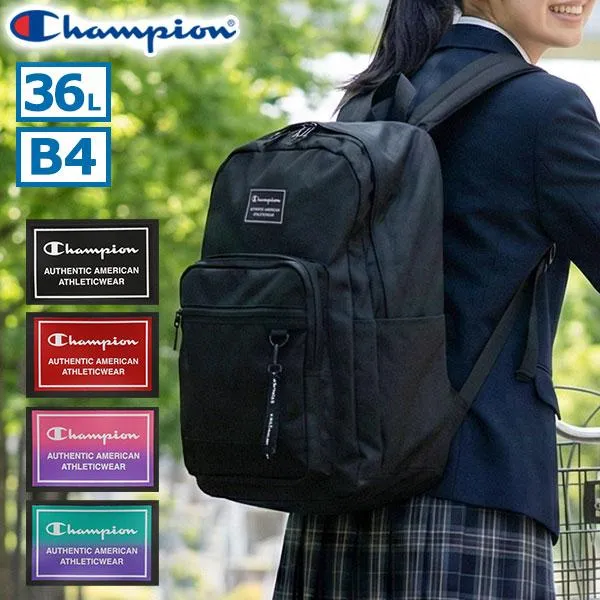 最大51%★土日限定 チャンピオン リュック メンズ レディース 通学 大容量 Champion ブランド リュックサック 軽量 2層 A4 B4 36L PC収納 15.6インチ 65454