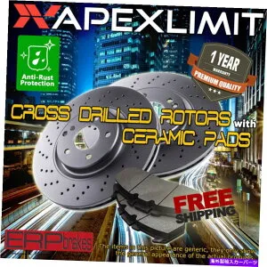 brake disc rotor アウディA4ワートロ用のフロントローターとパッド、VWパサート288mm w/ラウンドセンサープラグ Front Rotors & Pads for Audi A4 Ouattro, VW Passat 288mm w/Round sensor Plug【並行輸入品】