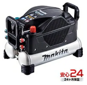 マキタ電動工具 【11L】高圧エアーコンプレッサー【2口高圧・2口一般圧】 AC500XLB（黒）