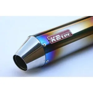 K2-tec GPスタイル STDサイレンサー Motard 60.5/P50（チタン） バンド止めタイプ 仕様 外径φ100、筒長320mm gpsmo-32t6b5 ケイツーテック マフラー本体 汎用