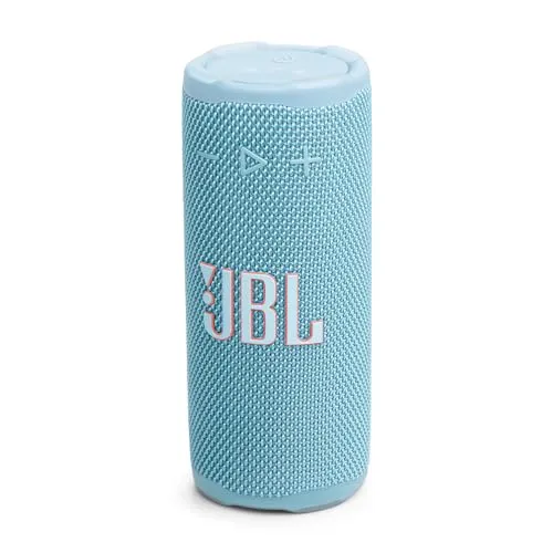 JBL GRIP/スマートサイズ ポータブルスピーカー/Bluetooth対応 / IP68 防塵防水/アンビエントライト/アプリ対応/USB-C/AURA CAST マルチスピーカー接続/ターコイズブルー/JBLGRIPTBLU
