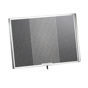 エッチングファクトリー YZF-R6(03-05)用 ラジエターガード エンブレムカラー：ブラック RGY-YZFR6-00 バイク コアガード・ラジエーターカバー