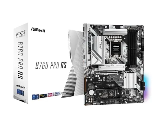ASRock マザーボード B760 Pro RS Intel 第12世代 ・ 13世代 CPU (LGA1700)対応 B760チップセット DDR5 ATX マザーボード 【国内正規代理店品】