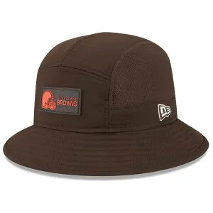 ニューエラ メンズ アクセサリー 帽子 Men's New Era Brown Cleveland Browns 2025 Sideline Bucket Hat Brn Brown ブラウン