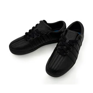 K・SWISS ケースイス CLASSIC クラシック スニーカー メンズ 本革 レザースニーカー ローカット BLACK×BLACK KS88【FT】
