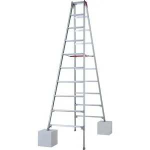 【メーカー在庫あり】 RYZ30D 長谷川工業(株) ハセガワ 脚部伸縮式アルミ専用脚立 ワンタッチバー RYZ型 10段(10892) RYZ-30D JP店