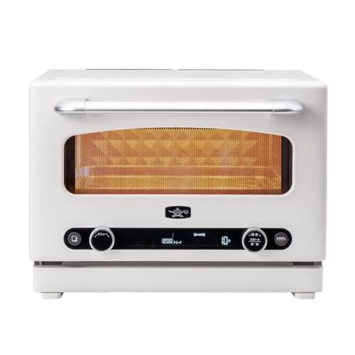 Aladdin(アラジン) グラファイトオーブンレンジ 22L フラットテーブル トースト機能付き グリル機能付き 簡単お手入れ 赤外線センサー レシピブック付き ホワイト AEM-G14A(W)