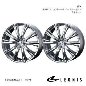 LEONIS/WX ジューク F15 ホイール 2本セット 0033898×2【18×7.0J 5-114.3 INSET47 HSMC】