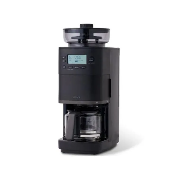 シロカ コーヒーメーカー カフェばこPRO CM-6C271K [ブラック]
