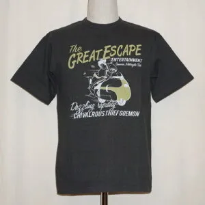 MCT17-103-ライトブラック-サムライ二輪車倶楽部半袖Tシャツ17-103-MCT17103-SAMURAIJEANS-サムライジーンズ-サムライ二輪車倶楽部-Tシャツ-オリジナル落ち綿ヘビィーウェイト吊り編みTシャツ【送料無