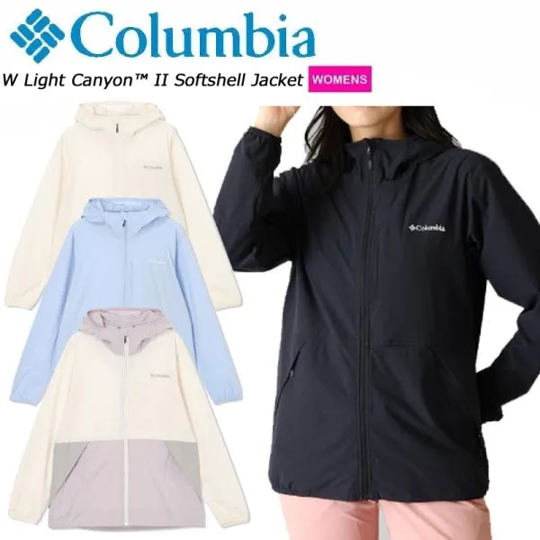 コロンビア ウィメンズ ライトキャニオンソフトシェルIIジャケット XR7789 Columbia W Light Canyon II Softshell Jacket 撥水 2026年 春夏 送料無料