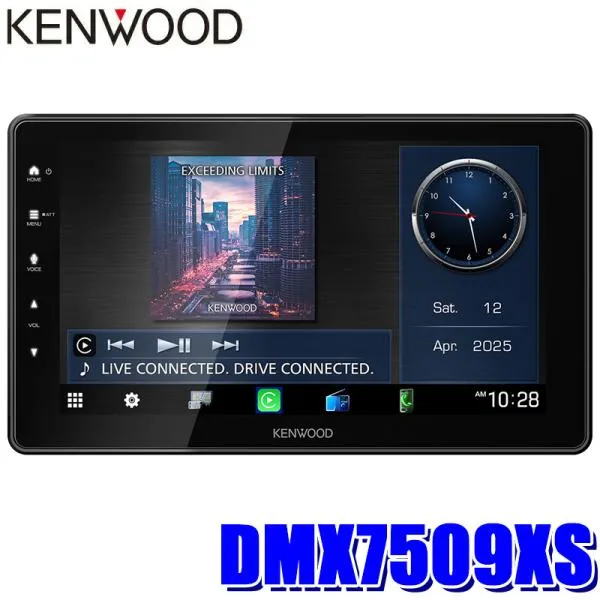 DMX7509XS KENWOOD ケンウッド 9V型フローティング ディスプレイオーディオ Apple CarPlay/Android Auto ワイヤレス対応