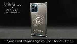 GILD DESIGN ギルドデザイン ソリッドバンパー ガンメタリック KOJIMA PRODUCTIONS Logo Ver iPhone12mini GIKP-429 43240