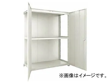 トラスコ中山 M3型棚 背板・扉付 W900×D571 3段 連結 M3-6363-SD-B(7726856)