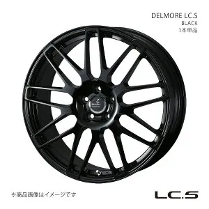DELMORE LC.S エルシーエス ランドクルーザー 250系/ZX/VX アルミホイール1本単品 0042154【20×8.0J 6-139.7 INSET55 GLOSS BLACK グロスブラック】