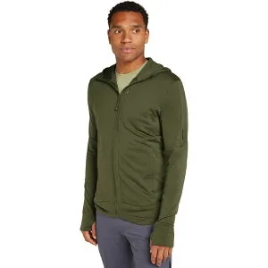 アイスブレーカー メンズ トップス Tシャツ 長袖 パーカー Icebreaker Merino 260 Quantum Long-Sleeve Zip Hoodie - Men's Loden