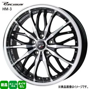 4本セット 17×6.5J+53 5/114.3 HOT STUFF CORPORATION Precious HM-3 プレシャス HM3 新品 17インチ ホイールのみ ヴェゼル エルグランド E52 レガシィB4 BN9