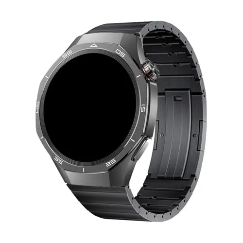 [PLYYQZM] 22mm クイックリリースチタンストラップ,に合う Hua wei Watch GT6/GT5 Pro 46mm 交換可能なリストバンド,に合う Hua wei Watch GT4 3 ブレスレットに適用(Titanium gray,F