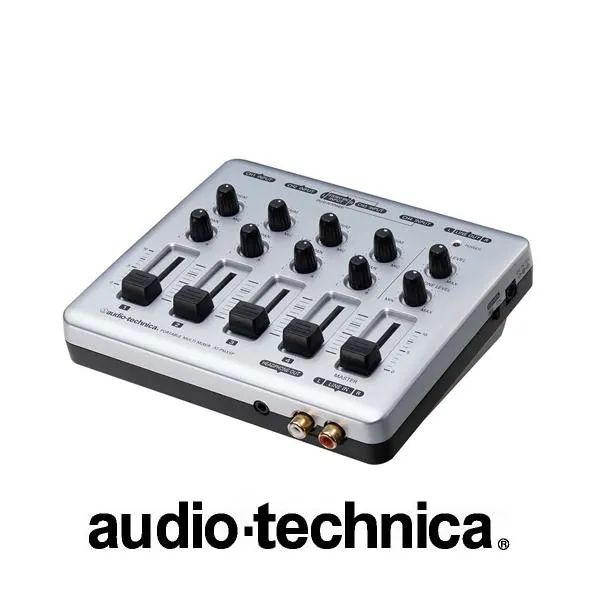 ポータブルマルチミキサー マイク ライン4系統を装備 プラグインパワー対応のステレオミニマイク入力搭載 AT-PMX5P audio-technica オーディオテクニカ