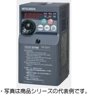 FR-D720-0.4K 三菱 簡単・小形インバータ D700シリーズ[三相200Vクラス](モータ容量0.4kW)【納期12ヶ月以上】【代引不可】【注文後キャンセル不可】