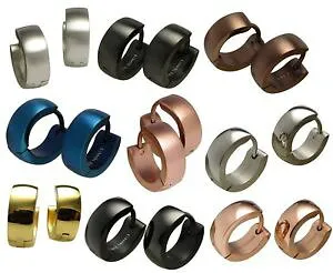 【送料無料】ピアス クラシックピアス ステンレスフープレディスマットkikuchi klassische ohrringe edelstahl creolen herren damen 5mm bogen matt glatt