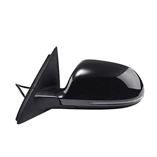 ドアミラー一式 に適合するQ3 2013 2014 2015 2016 2017 2018 車の交換アクセサリーサイドドアバックミラーアセンブリ(Only Left 12-Black K)