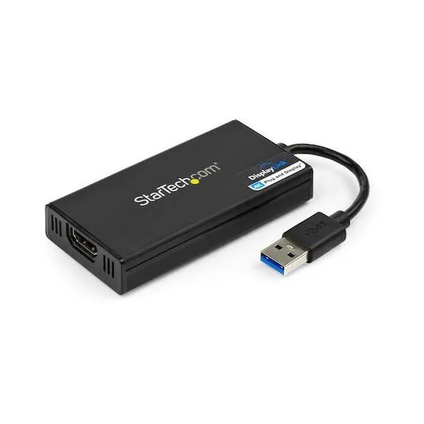スターテック ディスプレイアダプター/USB-A - HDMI/USB 3.0/4K30Hz/Win & Mac スターテック USB32HD4K オフィス 住設用品 OA用品 ケーブル 代引不可