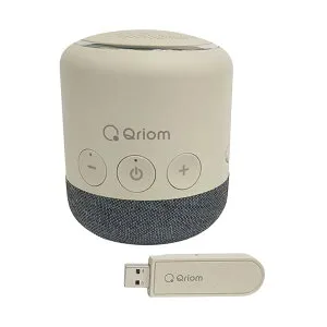 直送・代引不可 YAMAZENQriom テレビ用お手元スピーカー オフホワイト YTR-D500（OW） 1台 別商品の同時注文不可