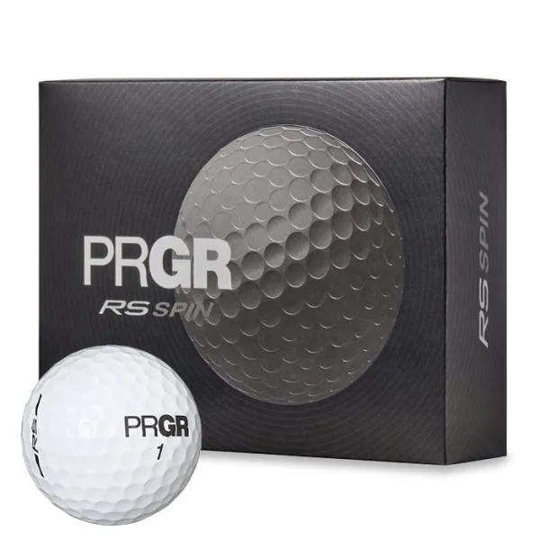 2024年モデル PRGR プロギア RS SPIN RSスピン ゴルフボール 1ダース（12球入り） ホワイト ゴルフ