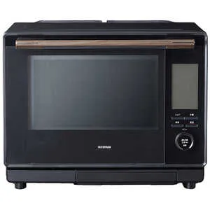 アイリスオーヤマ IRIS OHYAMA コンベクションスチームオーブンレンジ 30L フラット ブラック MS-F3002-B