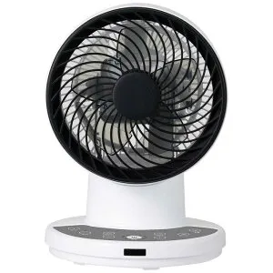 シィーネット サーキュレーター DCモーター搭載 (省エネタイプ) 自動首振り機能あり 18畳 リモコン付き ホワイト CCDS313WH