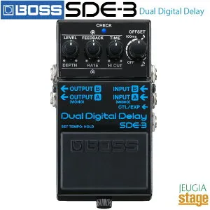 BOSS SDE-3 Dual Digital Delayボス デュアルデジタルディレイ【Stage-Rakuten Guitar Accessory】コンパクト エフェクター