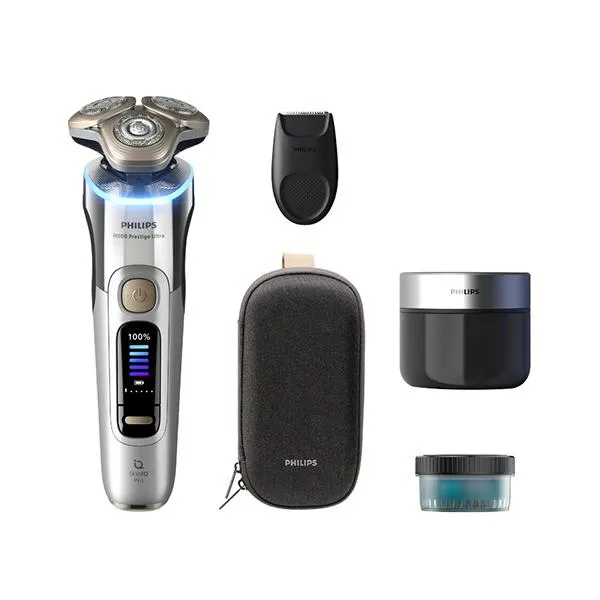 フィリップス ｉ９０００ Ｐｒｅｓｔｉｇｅ Ｕｌｔｒａ ウェット＆ドライ電動シェーバー クローム ＸＰ９４０４／２１ １台（お取寄せ品）