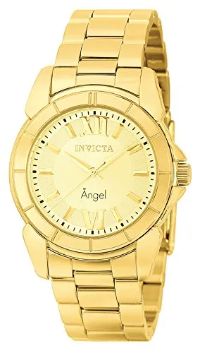 腕時計 インヴィクタ Invicta Women's 0459 Angel Collection Rhodium-Plated Gold-Tone Watch【並行輸入品】