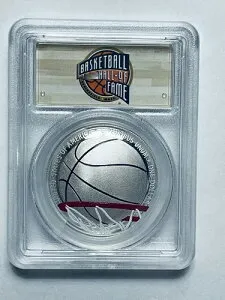 2020-P バスケットボール殿堂入りシルバードル PCGS PR70DCAM ファーストストライクカラー