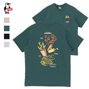 10%OFFクーポン対象 / チャムス CHUMS / Anti-Bug Fast Food Pocket T-Shirt アンチバグファストフードポケットTシャツ / CH01-2715 / 虫よけ加工 Tシャツ / コットン100％ / 2026春夏 / ネコポス配送