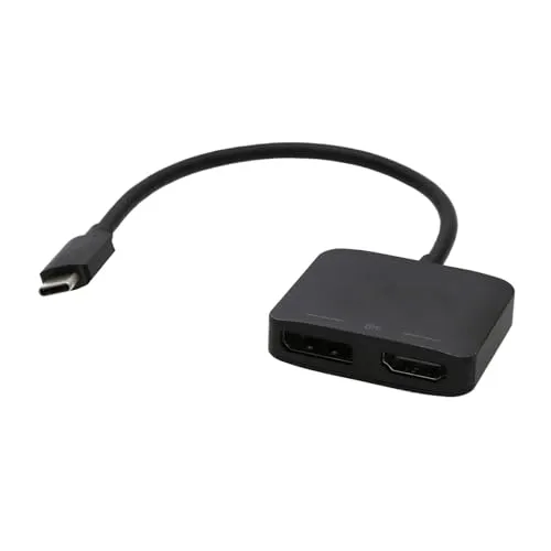 kenable USB 3.1タイプCプラグto 4 K HDMI and DisplayPortソケットコンバータケーブル