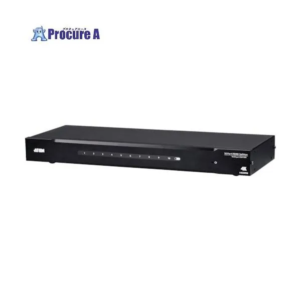 ATEN 10ポートHDMI分配器(4K対応) ■▼251-1220 VS0110HA 1台