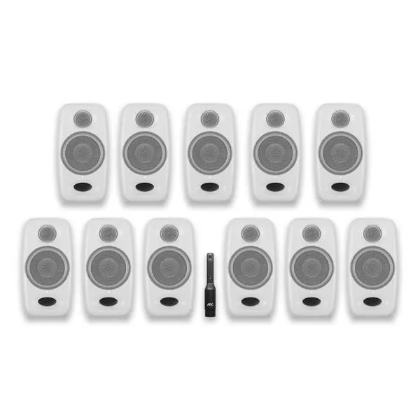 IK Multimedia iLoud Micro Monitor Pro White Immersive Bundle(11本セット・イマーシブバンドル)(ホワイト)(アイラウド)(ARCルーム補正機能...