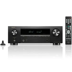 【長期保証付】【楽天1位受賞!!】DENON デノン AVR-X580BT 5.2ch AVサラウンドレシーバー 8K Ultra HD/HDR10+/eARC対応 AVRX580BT