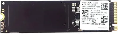 GALIMU MZVLQ512HBLU-00BH1 PM991a MZ-VLQ512B 512GB PCI Express 3.0 x4 TLC NVMe M.2 2280 ソリッドステートドライブ (SSD) OEM。, ?MZ-VLQ512B