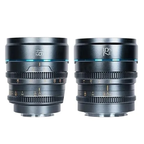 レンズです： 互換性がありますソニー E 16mm T1.2 S35 シネレンズ（スーパー35mmカメラ用）X RF MFT M4/3 対応(16mm 75mm Metal Gray,L-Mount)