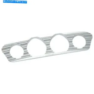 クロームパーツ 2014-2017ハーレーツーリングのためのArlen Ness Chrome 10ゲージの内側フェアリングゲージトリム Arlen Ness Chrome 10-Gauge Inner Fairing Gauge Trim for 2014-2017 Harley Touring【並行輸入品】